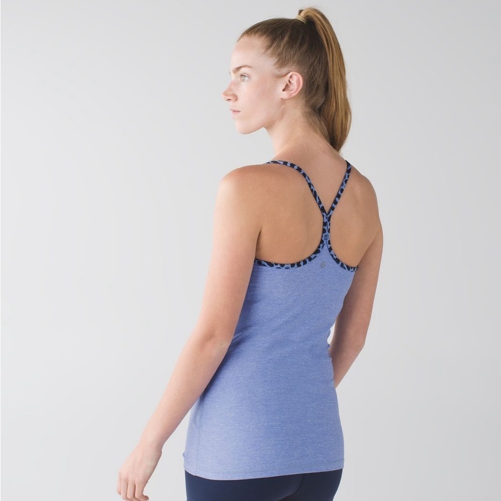 Lululemon Women’s purple Luon Power Y Tank top in US 6